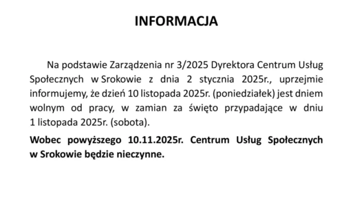 Zdjęcie do Informacja