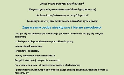 Zdjęcie do Informacja Powiatowy Urząd Pracy w Kętrzynie